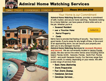 Tablet Screenshot of admiralhomewatchingservices.com